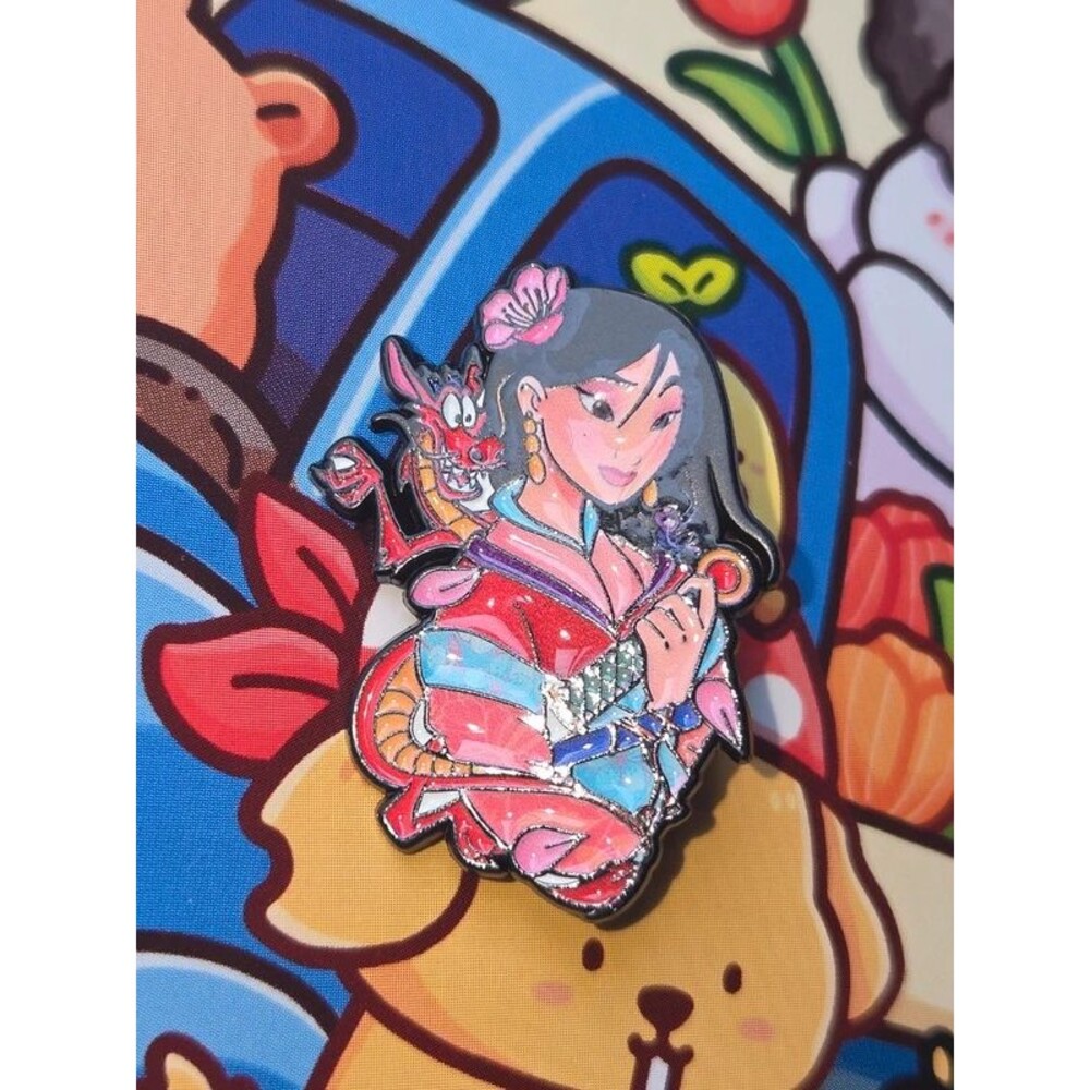 Mulan Disney enamel pin women's accessory brooch decor